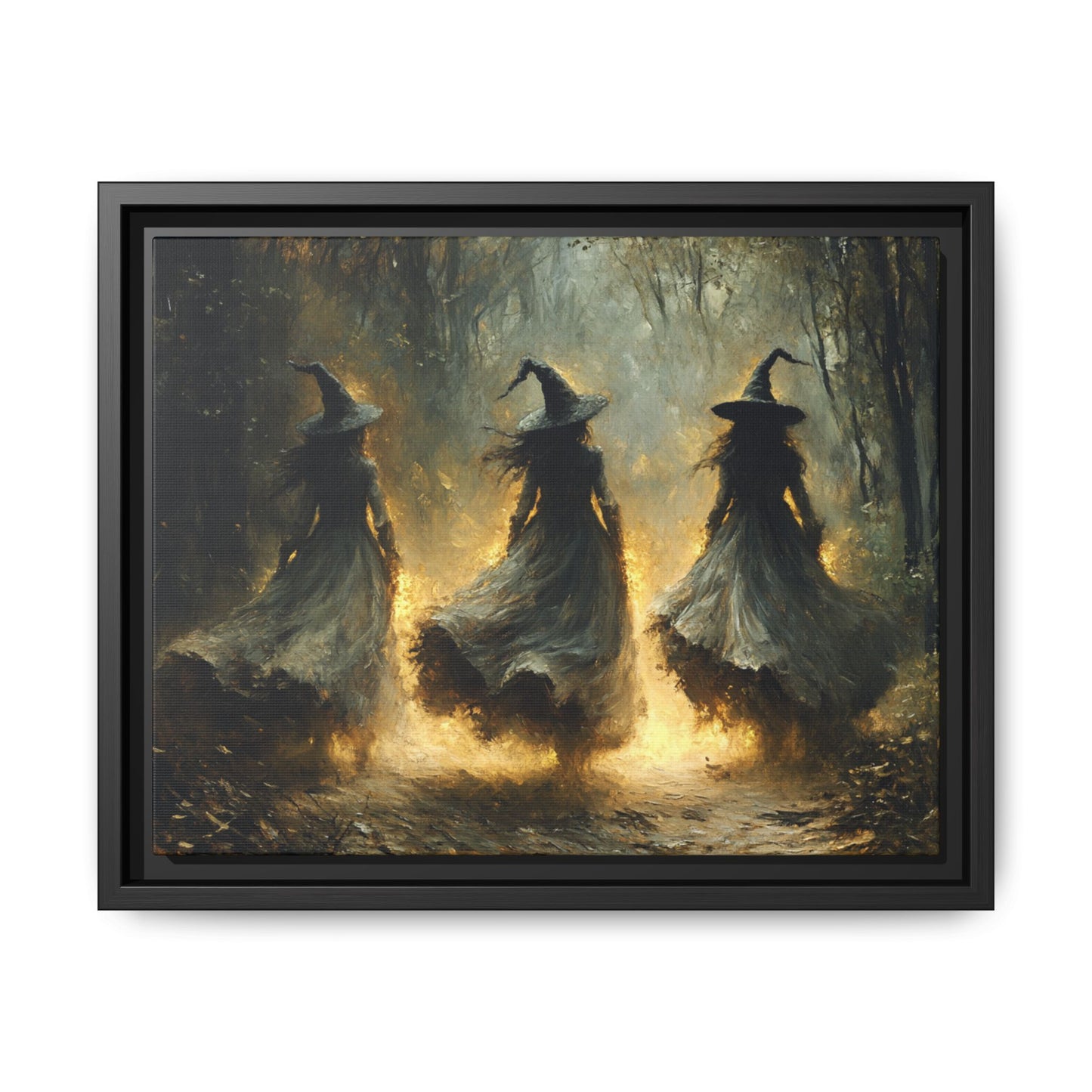 Witches in Woodland – 5:4 Ratio Canvas Wall Art