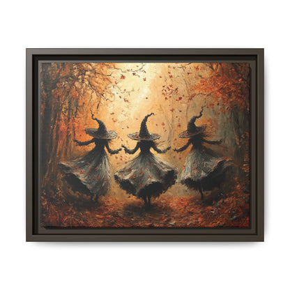 Witches in Fall Woodland – 5:4 Ratio Canvas Wall Art