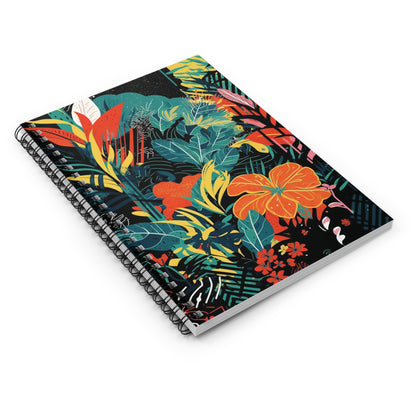 Foliage Collage Art Notebook (1) - Composition Notebook, Spiral Notebook, Journal for Writing and Note-Taking