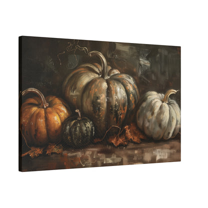 Vintage Dark Pumpkins – Canvas Wall Art