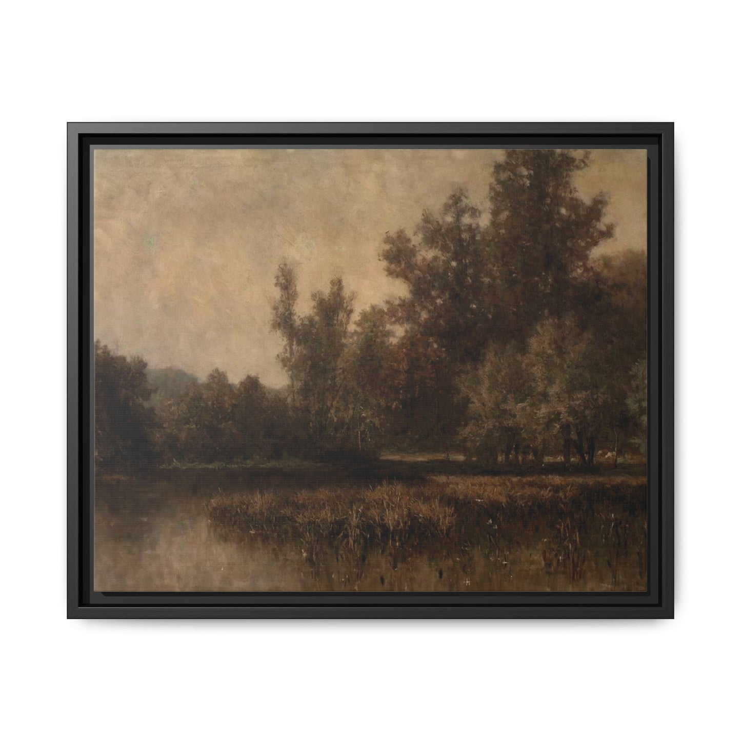 Vintage Autumn Landscape Moody – 5:4 Ratio Canvas Wall Art