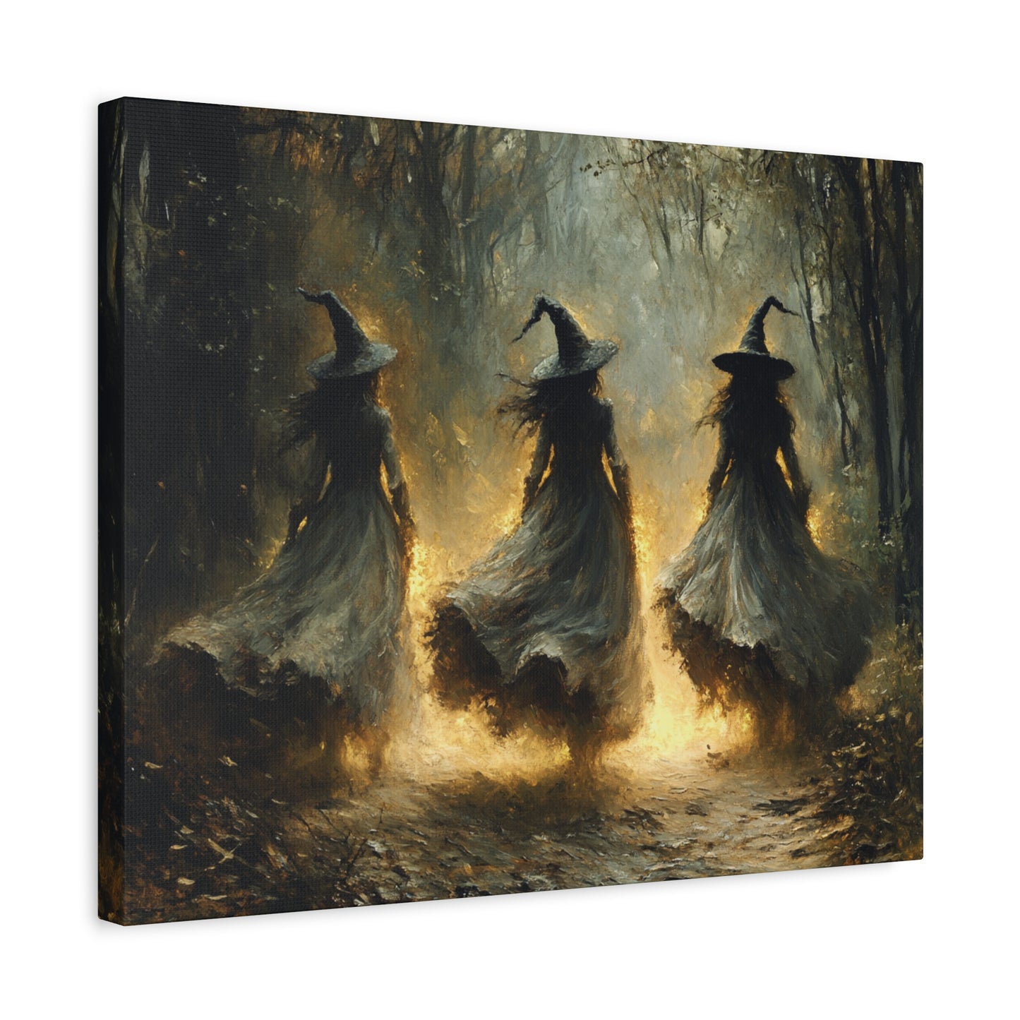 Witches in Woodland – 5:4 Ratio Canvas Wall Art