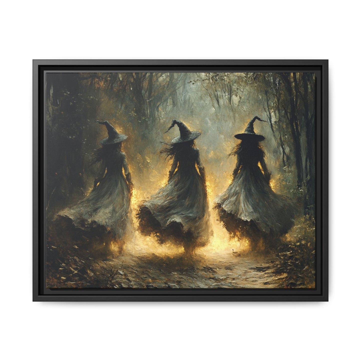 Witches in Woodland – 5:4 Ratio Canvas Wall Art