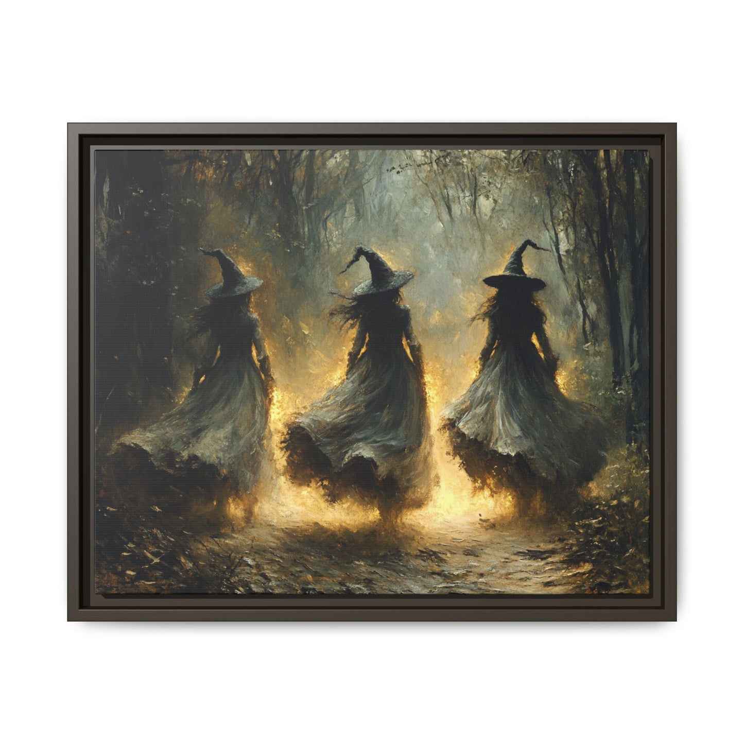 Witches in Woodland – 5:4 Ratio Canvas Wall Art