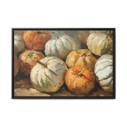 Autumn Pumpkins Oil Painting – Canvas Wall Art