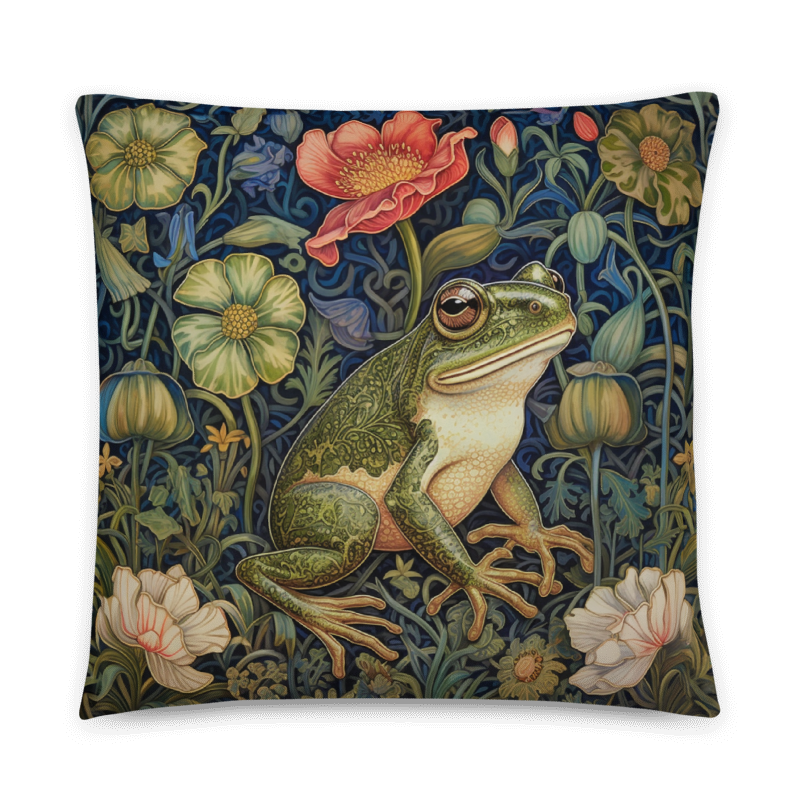 Frog in Garden Digital Art Download