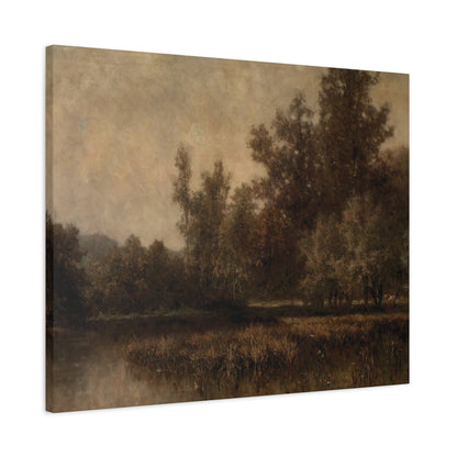 Vintage Autumn Landscape Moody – 5:4 Ratio Canvas Wall Art