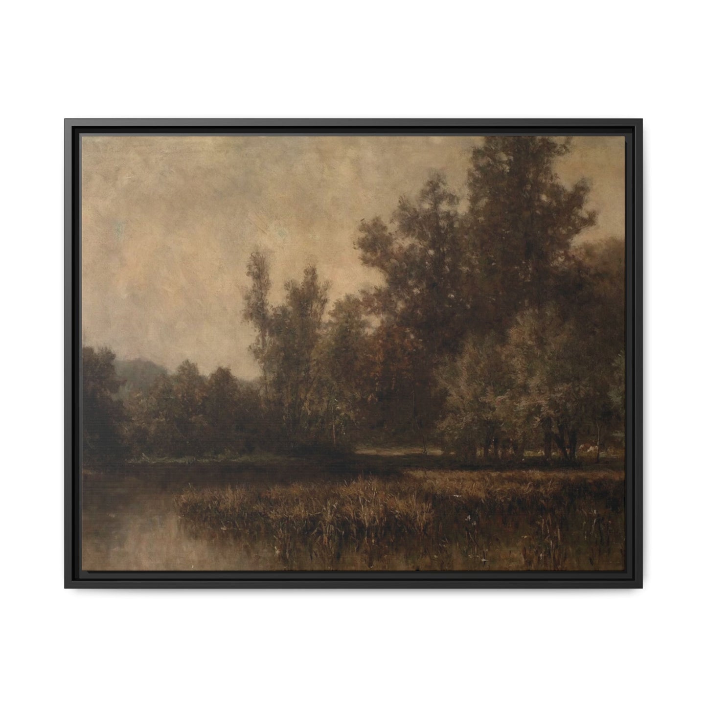 Vintage Autumn Landscape Moody – 5:4 Ratio Canvas Wall Art