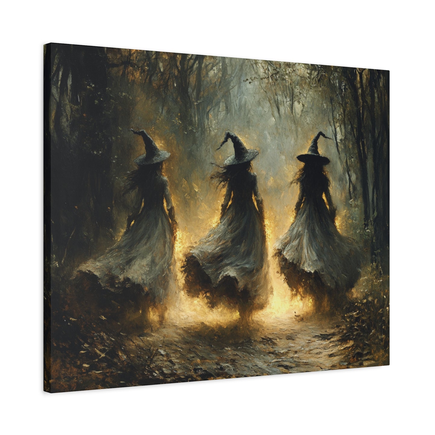 Witches in Woodland – 5:4 Ratio Canvas Wall Art