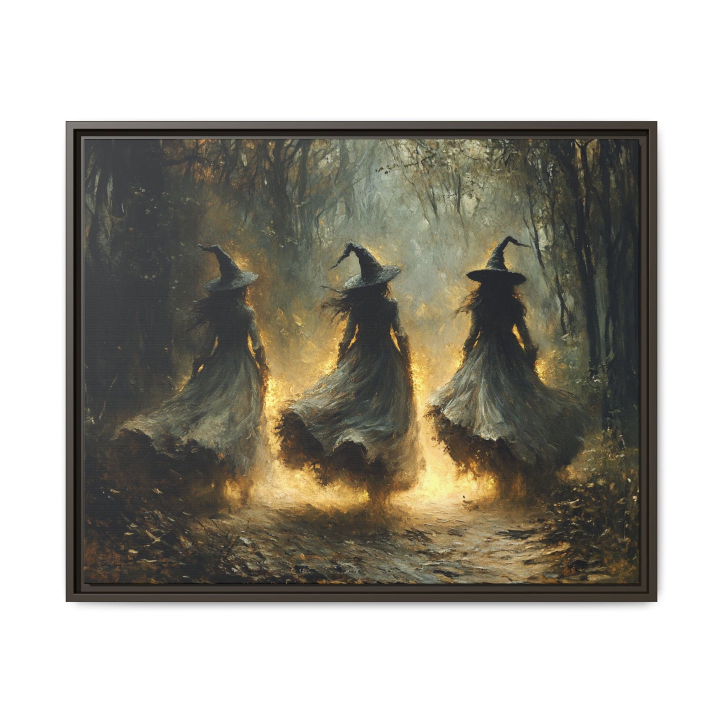 Witches in Woodland – 5:4 Ratio Canvas Wall Art