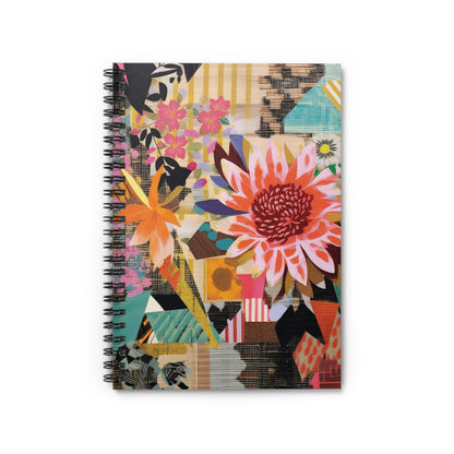 Floral Collage Art Notebook (4) - Composition Notebook, Spiral Notebook, Journal for Writing and Note-Taking