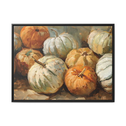 Autumn Pumpkins Oil Painting – Canvas Wall Art