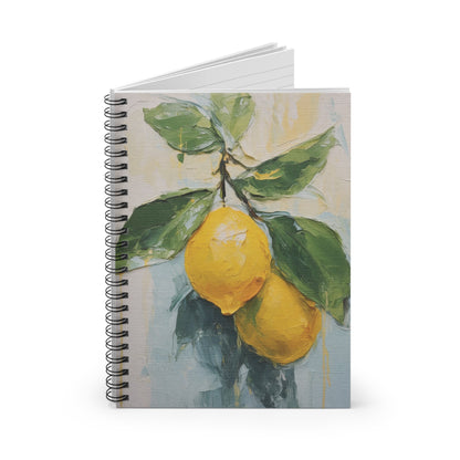 Lemon Art Print Notebook (3) - Composition Notebook, Spiral Notebook, Journal for Writing and Note-Taking