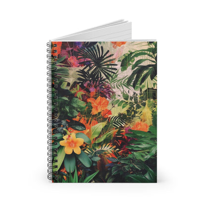 Foliage Collage Art Notebook (5) - Composition Notebook, Spiral Notebook, Journal for Writing and Note-Taking