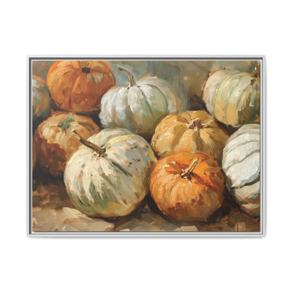 Autumn Pumpkins Oil Painting – Canvas Wall Art