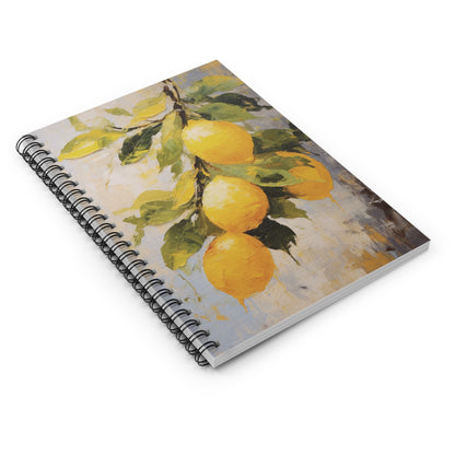 Lemon Art Print Notebook (5) - Composition Notebook, Spiral Notebook, Journal for Writing and Note-Taking