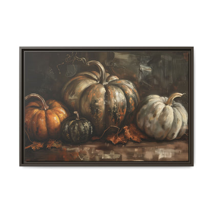 Vintage Dark Pumpkins – Canvas Wall Art