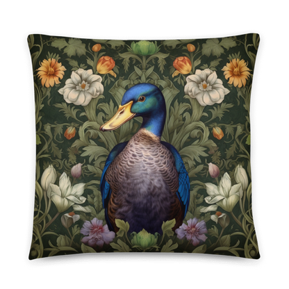 Mallard Duck Floral Digital Art Download