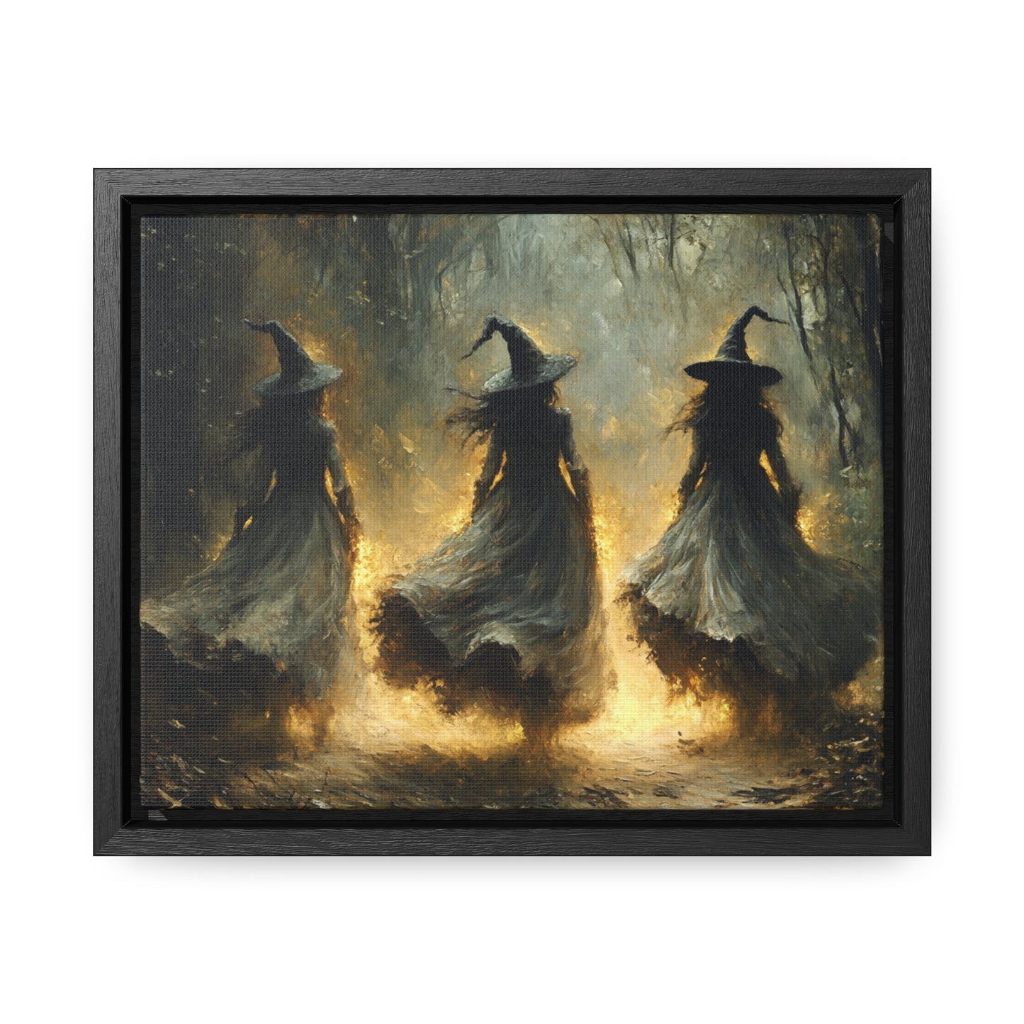 Witches in Woodland – 5:4 Ratio Canvas Wall Art