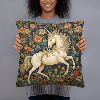 Floral Unicorn in Garden Digital Art Download