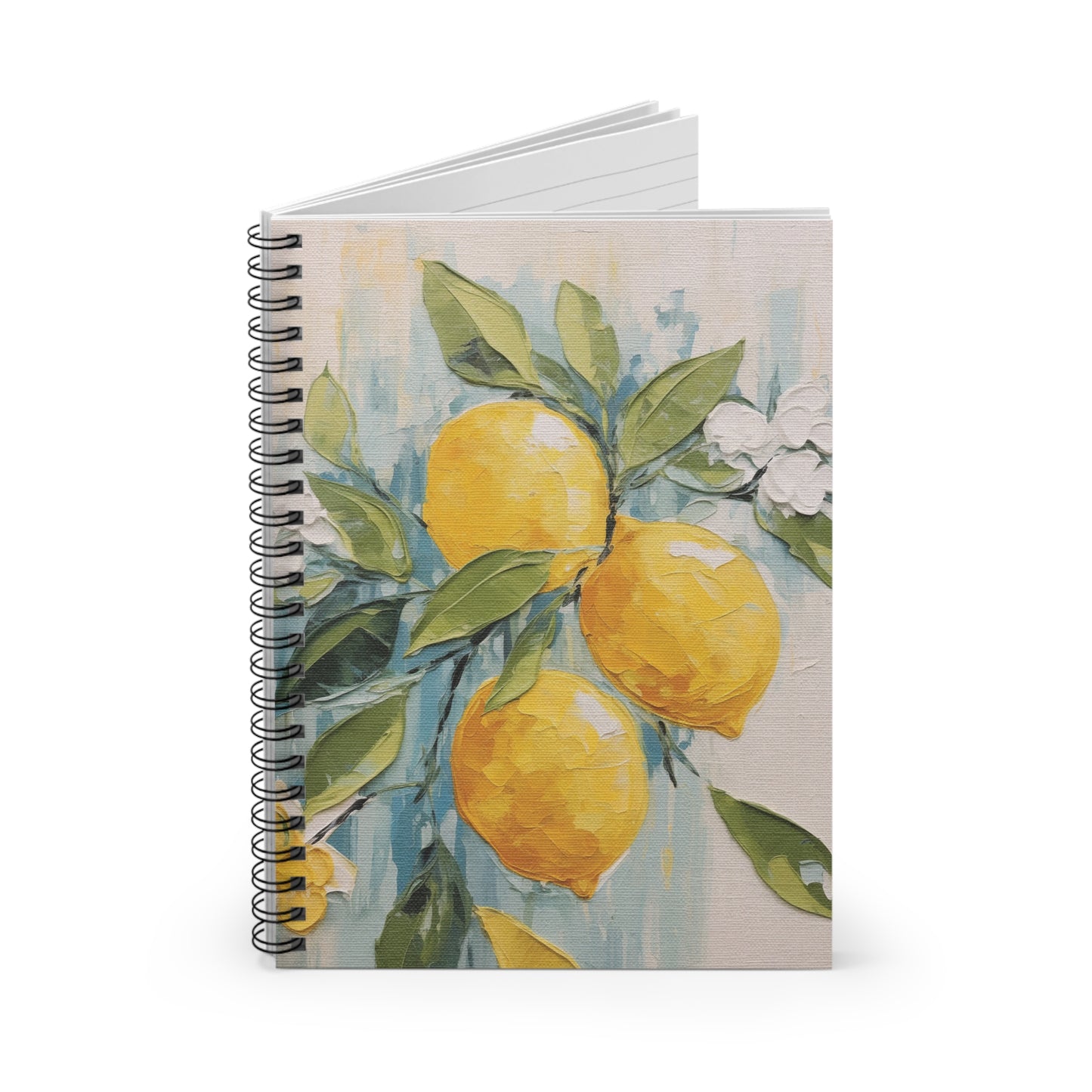 Lemon Art Print Notebook (2) - Composition Notebook, Spiral Notebook, Journal for Writing and Note-Taking