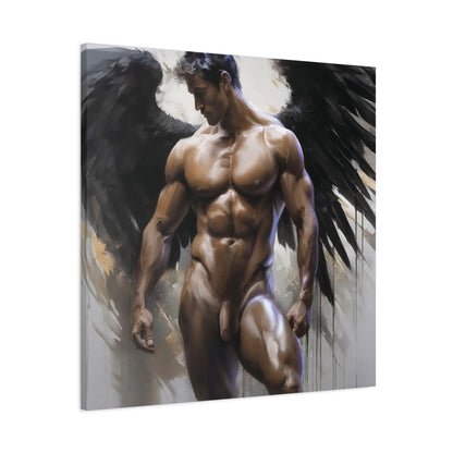 Fallen Angel Male Form | Matte Canvas Stretched 1.25"