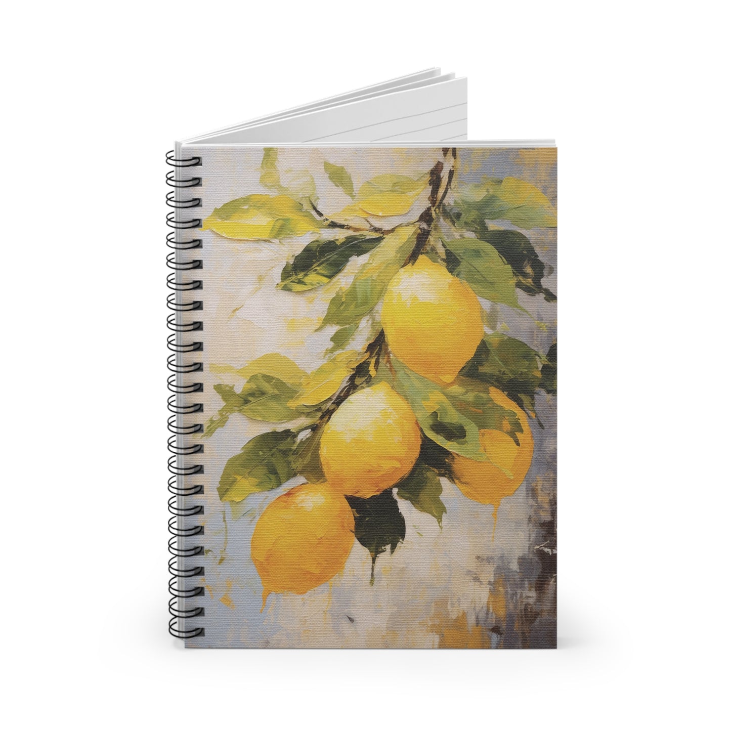 Lemon Art Print Notebook (5) - Composition Notebook, Spiral Notebook, Journal for Writing and Note-Taking