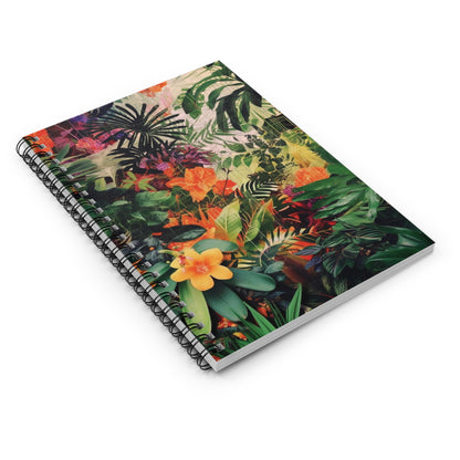 Foliage Collage Art Notebook (5) - Composition Notebook, Spiral Notebook, Journal for Writing and Note-Taking