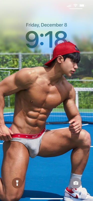 Sporty Asian Man