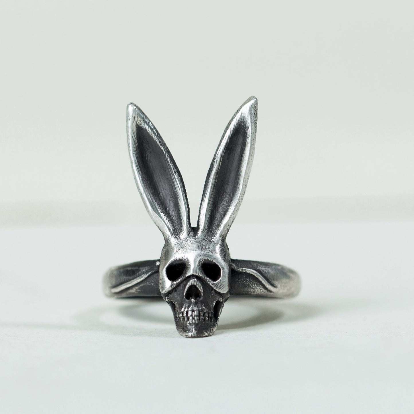 Bunny Skull Ring Skull Rabbit Ring