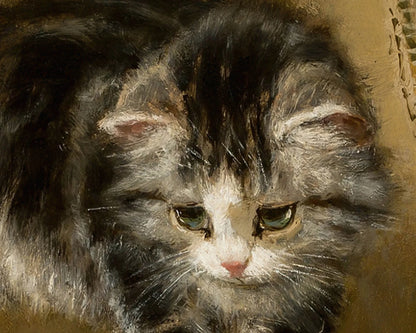 Cat Museum Exhibition Poster Art Print, Cat Lover Gifts