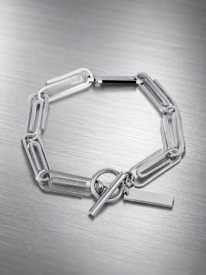 Paper Clip Chain Bracelet