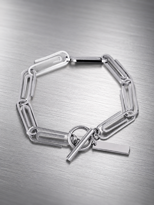 Paper Clip Chain Bracelet
