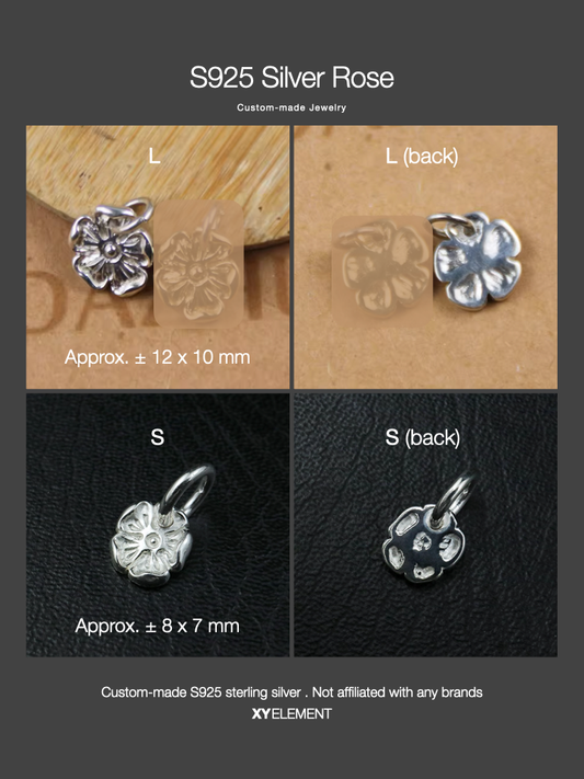 Custom Reserved - S925 Handcrafted Japanese Rose Charm