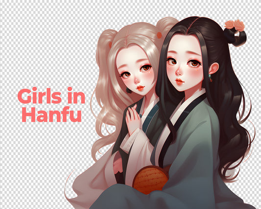 Girls in Hanfu Dress