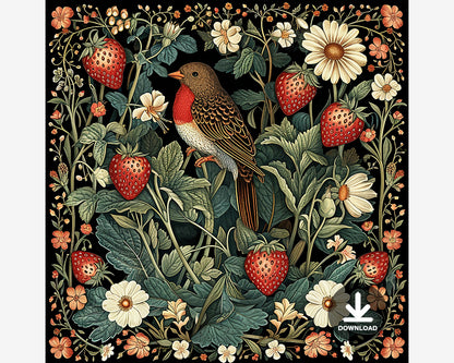 Bird in Strawberry Field