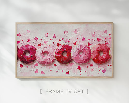 Sweet Doughnuts Painting Frame TV Art