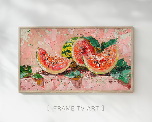 Watermelon Painting Frame TV Art, Wallpaper