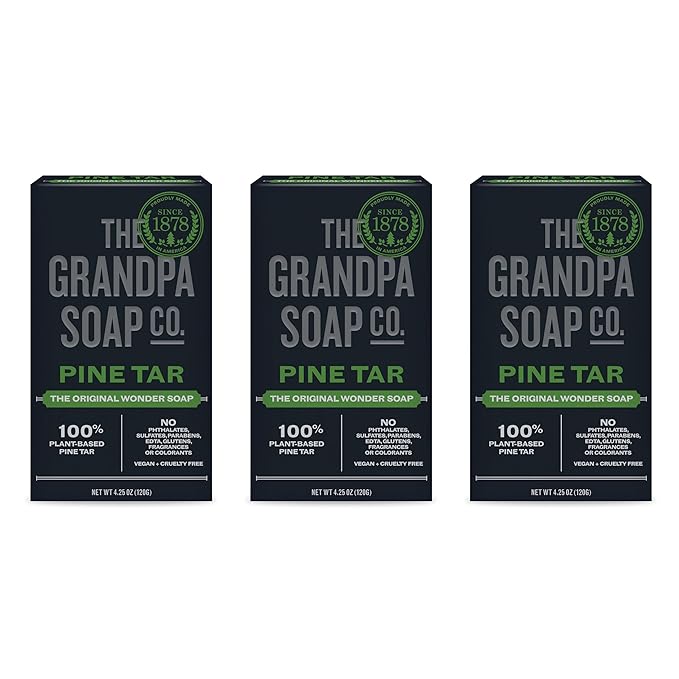 Grandpa's Pine Tar Soap 祖父牌 松焦油皂 神奇爺爺 松焦油沐浴皂