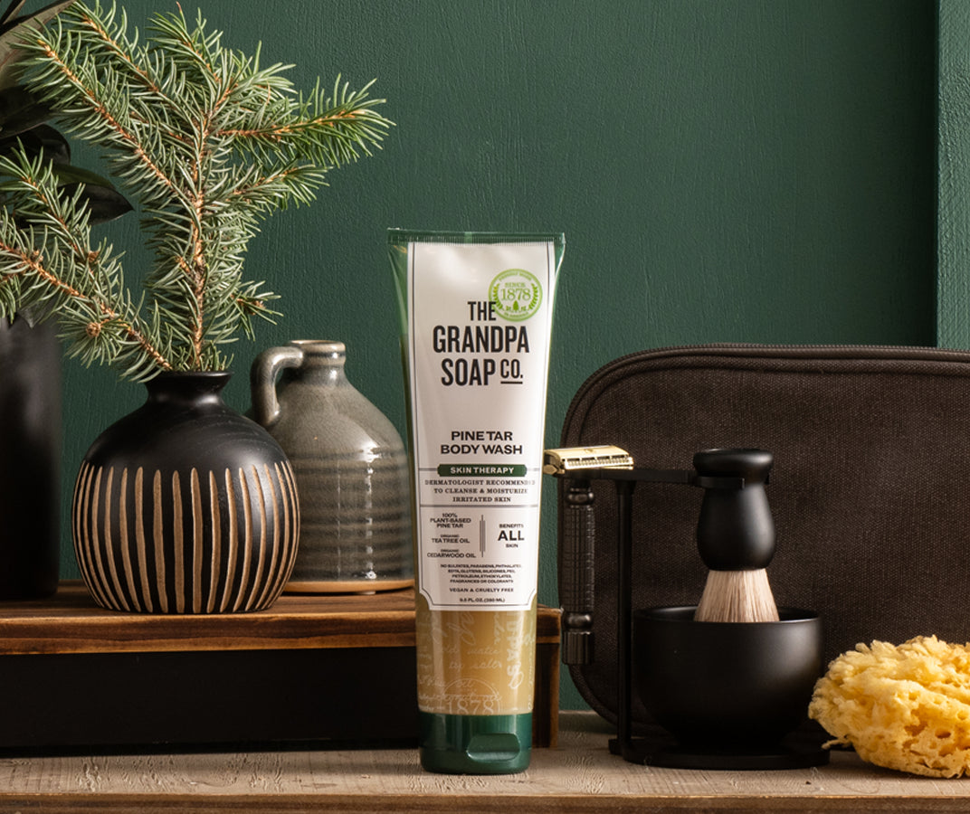 美國 Grandpa's Pine Tar 祖父牌 松焦油沐浴露