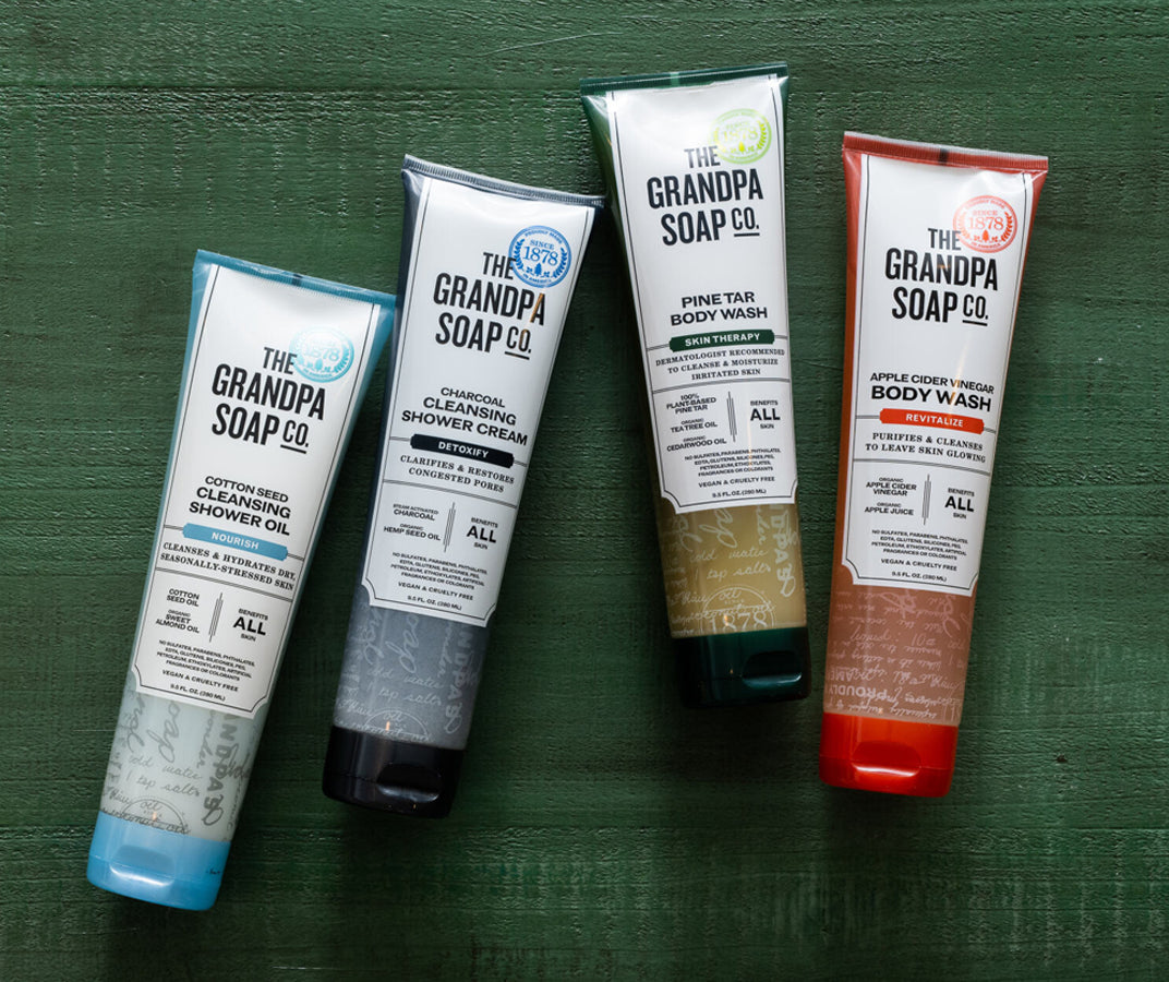 美國 Grandpa's Pine Tar 祖父牌 松焦油沐浴露