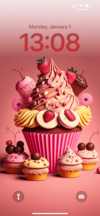 Sweet Pink Cupcakes Wallpaper (2)