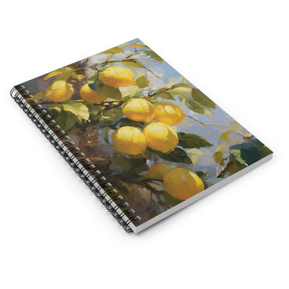 Lemon Art Print Notebook (6) - Composition Notebook, Spiral Notebook, Journal for Writing and Note-Taking