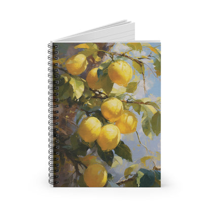 Lemon Art Print Notebook (6) - Composition Notebook, Spiral Notebook, Journal for Writing and Note-Taking