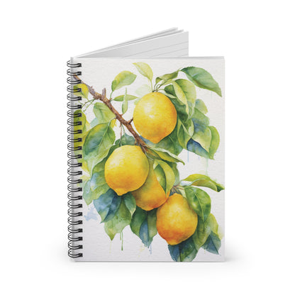 Lemon Art Print Notebook (9) - Composition Notebook, Spiral Notebook, Journal for Writing and Note-Taking