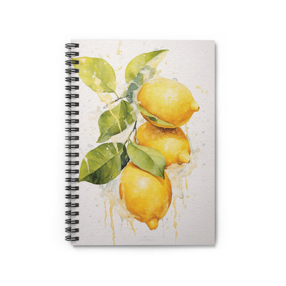 Lemon Art Print Notebook (10) - Composition Notebook, Spiral Notebook, Journal for Writing and Note-Taking