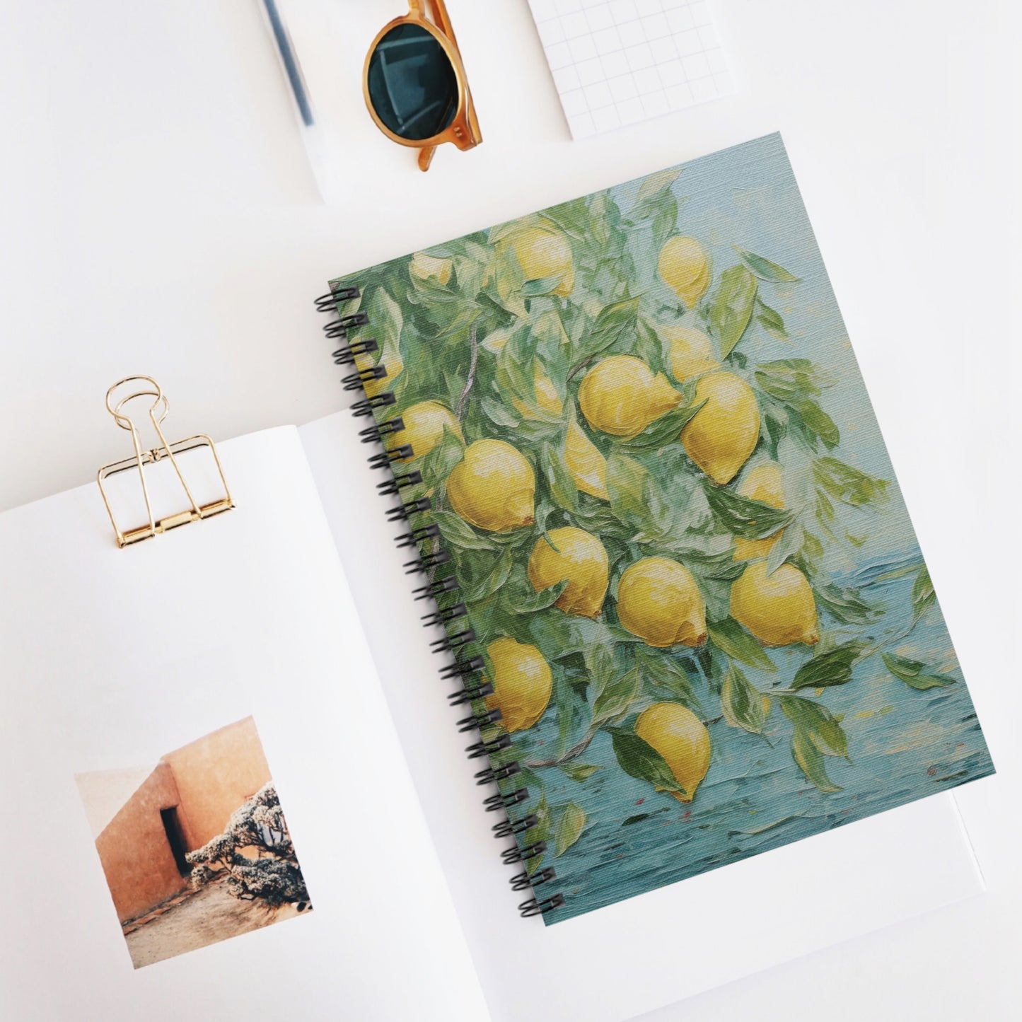 Lemon Art Print Notebook (7) - Composition Notebook, Spiral Notebook, Journal for Writing and Note-Taking