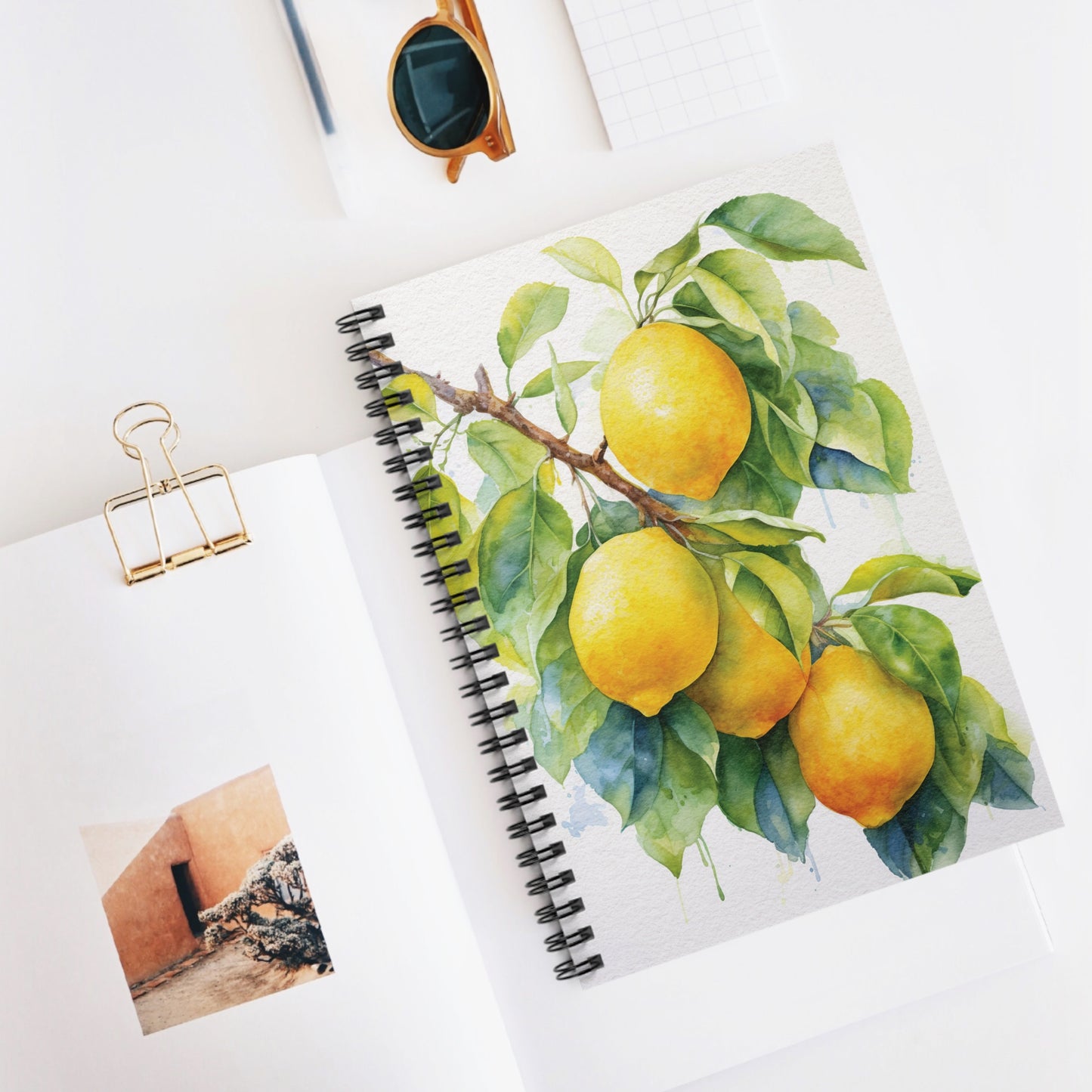 Lemon Art Print Notebook (9) - Composition Notebook, Spiral Notebook, Journal for Writing and Note-Taking