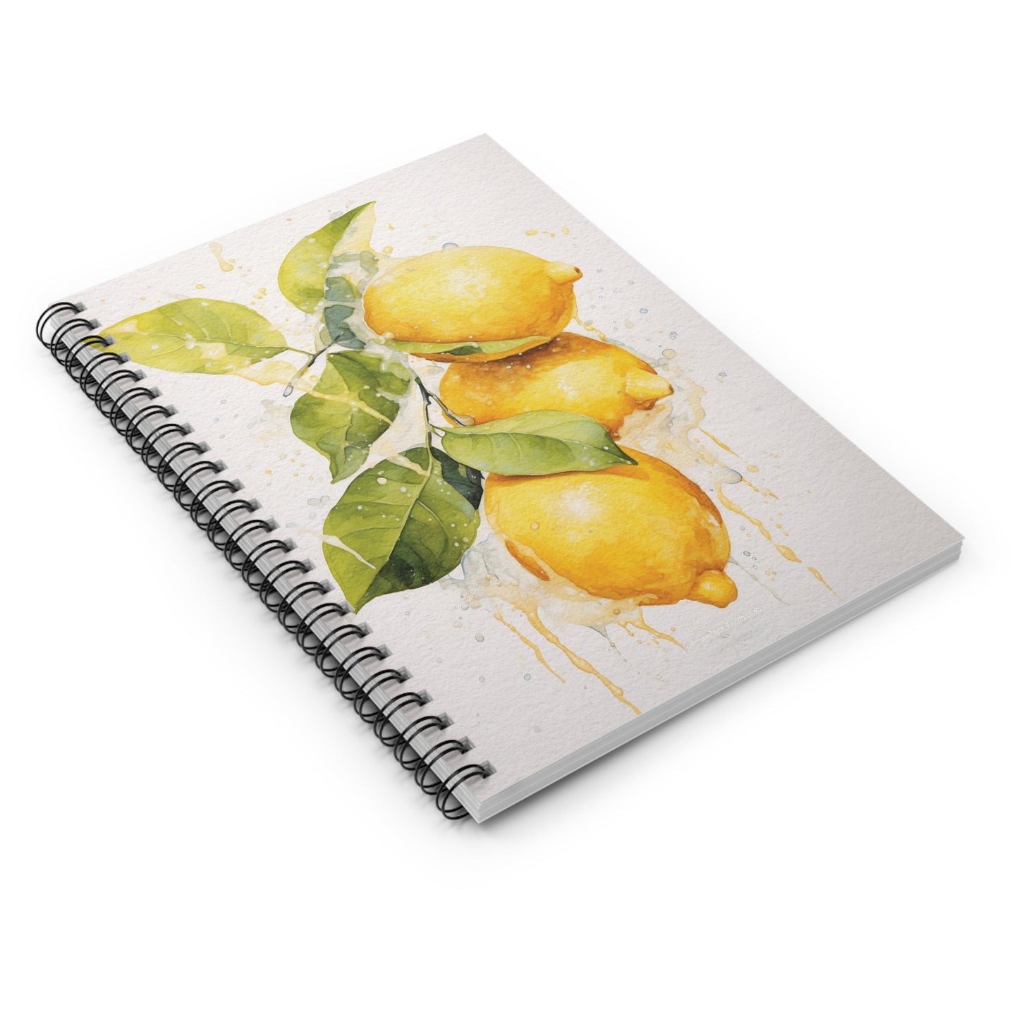 Lemon Art Print Notebook (10) - Composition Notebook, Spiral Notebook, Journal for Writing and Note-Taking