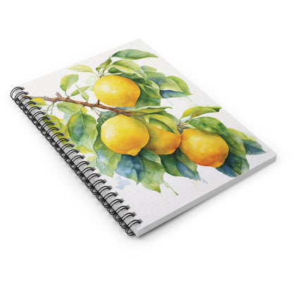 Lemon Art Print Notebook (9) - Composition Notebook, Spiral Notebook, Journal for Writing and Note-Taking